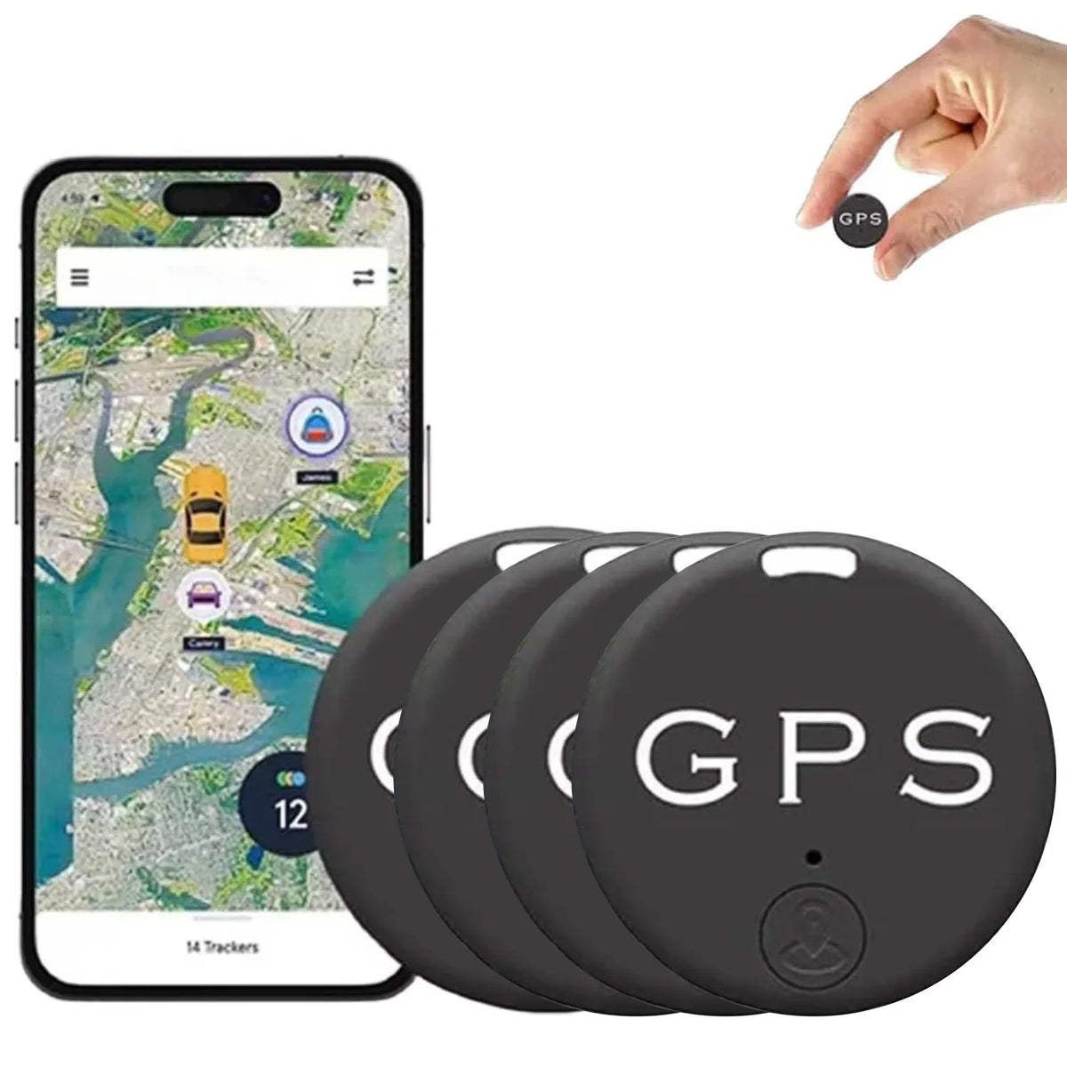 Car Vehicle Tracking Anti-Lost Locator Mini GPS Tracker for Vehicles Locator Tracker for Tracking System Bluetooth - image 8