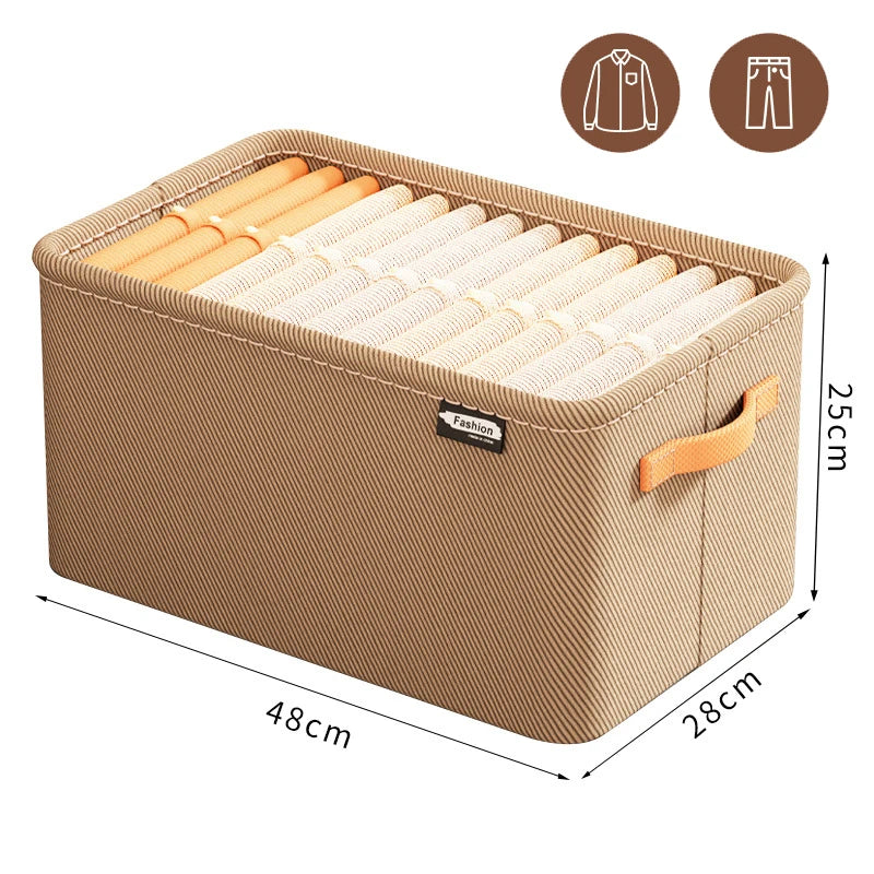Thicken Clothes Organizer Pants Sweater Storage Cabinets Drawers Organizer Jeans Storage Box Wardrobe Clothes Storage Organi…