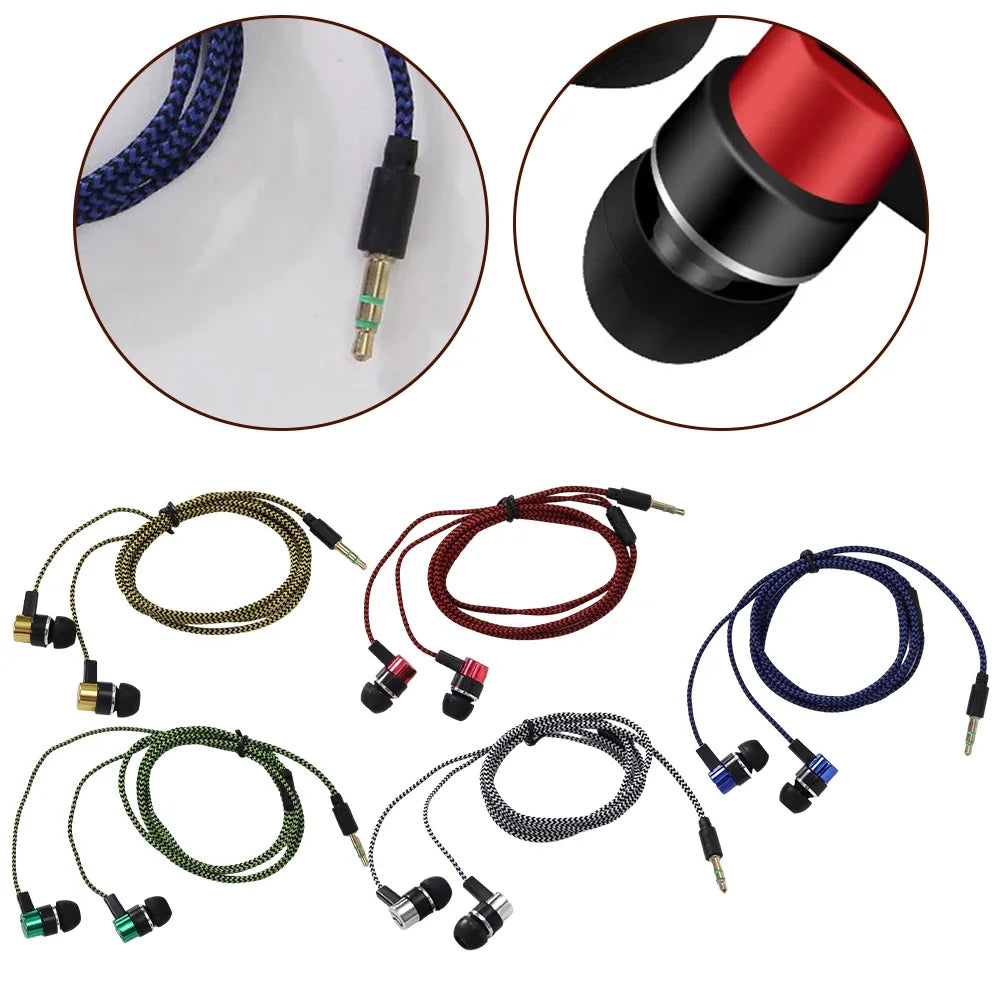 3.5mm In-Ear Wired Headphone 2 Basic Box Bass Stereo Earbuds Mobile Headphone Noise Cancelling Superb Bass Stereo Earphone -…