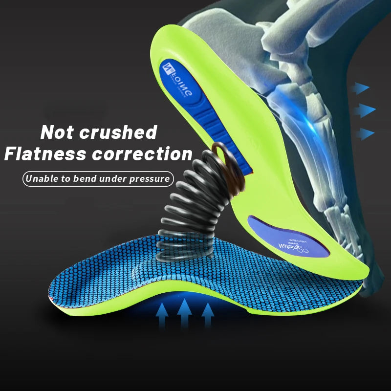 Orthopedic Insoles for Feet Sport Shock-absorbing Insole for Shoes Arch Support Plantar Fasciitis Templates Pads Men Women S…