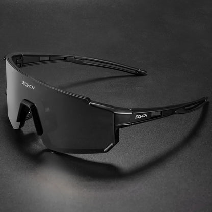 SCVCN New Outdoor Cycling Sunglasses Men Road Driving Bike Glasses Sports Mountain Climbing Women Bicycle Cycling UV400 Gogg…