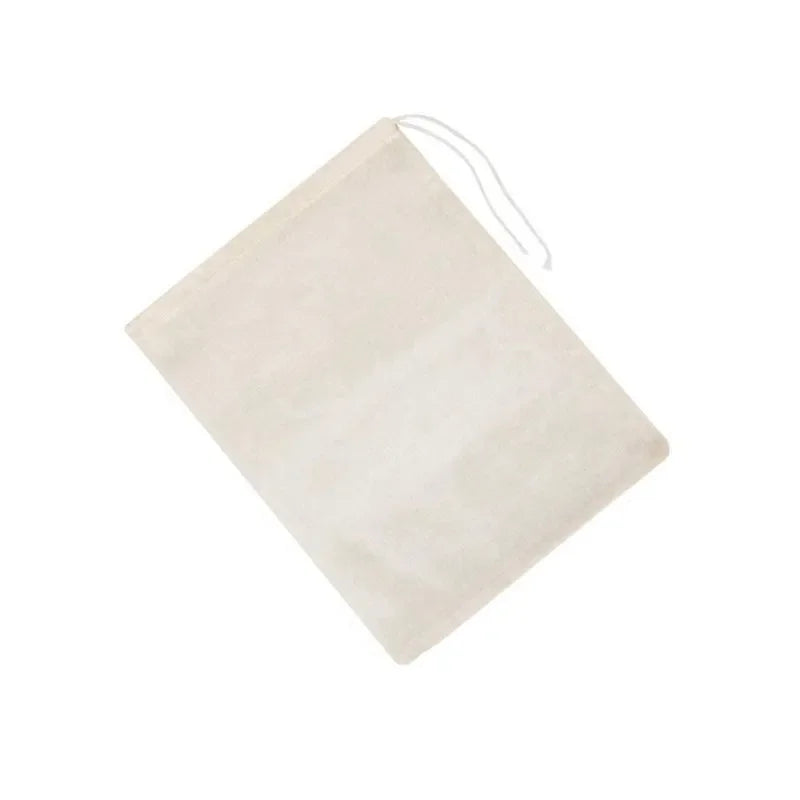 Reusable Cheese Cloth Filter Bags for Tea Yogurt Cold Brew Milk Tea Strainers Soap Herbs Spice Strainers Muslin Drawstring B…