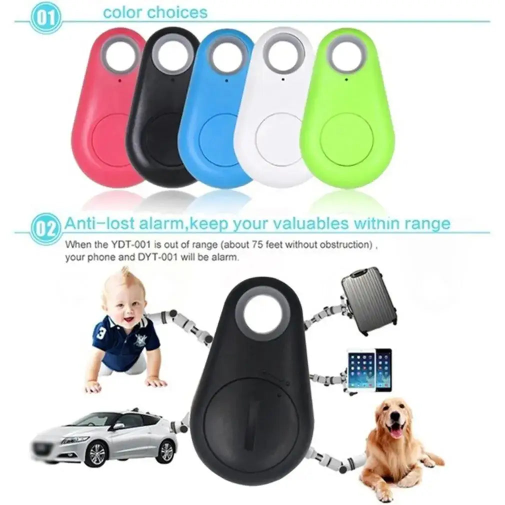 1-5pcs Wireless Mini GPS Tracker Anti-lost Alarm Key Child Bag Wallet Finder Bluetooth APP Locator Smart Tag For Ios And And…