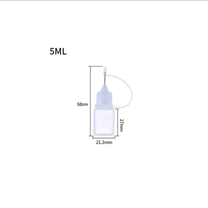 50ML Plastic Liquid Alcohol Bottle For Dispenser Rosin Solder Flux Paste For Phone PCB Cleaning Welding Repair Tools - image…