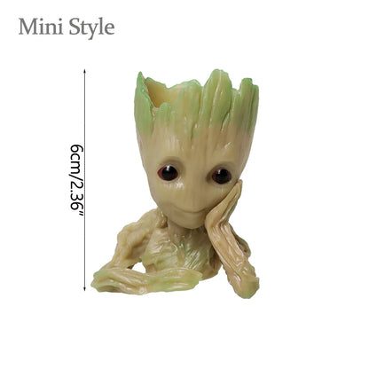 Home Decoration Crafts Miniature Model Office Desktop Display Cartoon Groot Figurines Handicrafts Decor Tree Man Ornament 5C…
