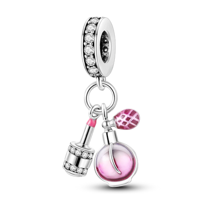 2026 Hot Sale Charms Bead 925 Sterling Silver Pink Butterfly Luminous Firefly Dangle Fit Bangle Bracelet Necklace DIY Jewelr…