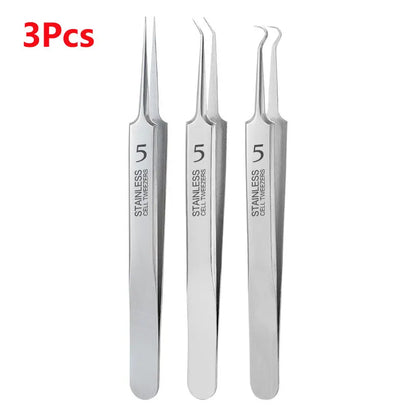 German Ultra-fine No. 5 Cell Pimples Blackhead Clip Tweezers Beauty Salon Special Scraping & Closing Artifact Acne Needle To…