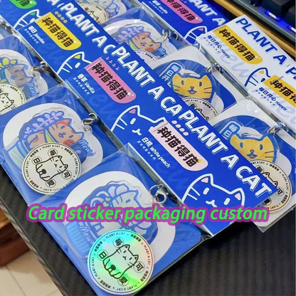 Custom Logo Acrylic Keychain Cat Dog ID Charm Print Holographic Personal Photo Pet Souvenir Birthday Gift Tag Name Key Chain…