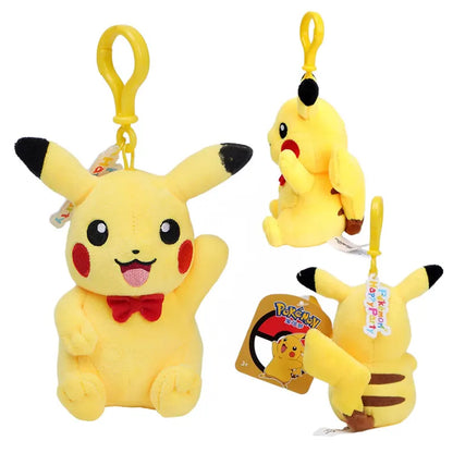 Pokemon Pikachu Mew Squirtle Charmander Kawaii Plush Toy Pendant School Bag Backpack Pendant Key Ring Small Doll Birthday Gi…