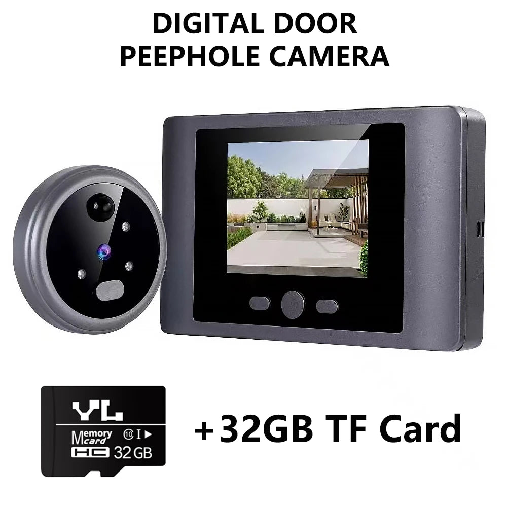 Awapow Wireless Door Peephole Camera 3.5 Inch Digital Door Viewer Doorbell 120° LCD Screen Monitor Home Security No Need WiF…