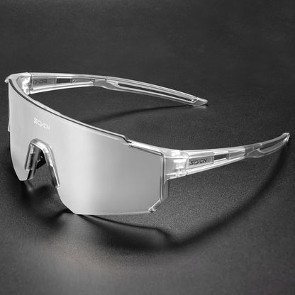 SCVCN New Outdoor Cycling Sunglasses Men Road Driving Bike Glasses Sports Mountain Climbing Women Bicycle Cycling UV400 Gogg…