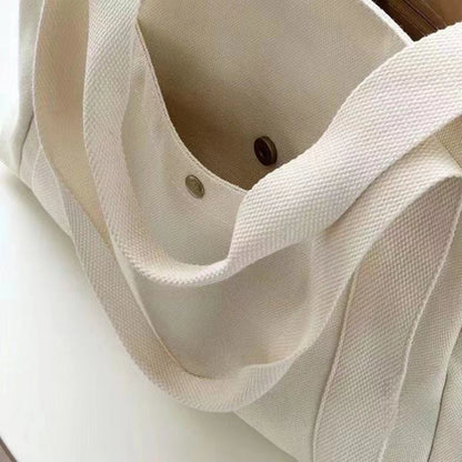 Large Capacity Canvas Tote Bags for Work Commuting Carrying Bag College Style Student Outfit Book Shoulder Bag Shopping Bag…