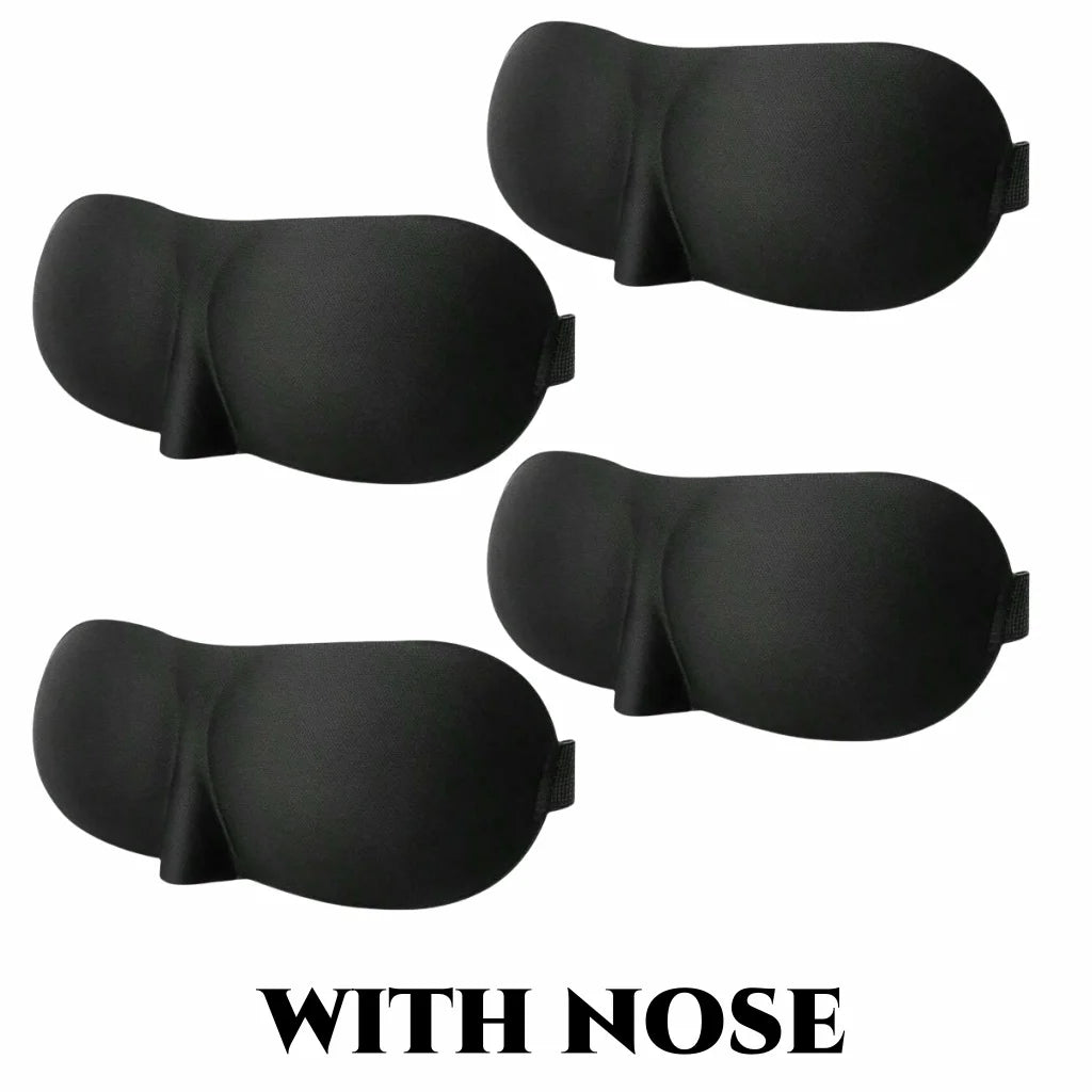 3D Contoured Sleep Mask 100% Light Blocking Eye Mask Ultra-Soft Skin-Friendly Material Breathable Eye Cover For Rest Travel…