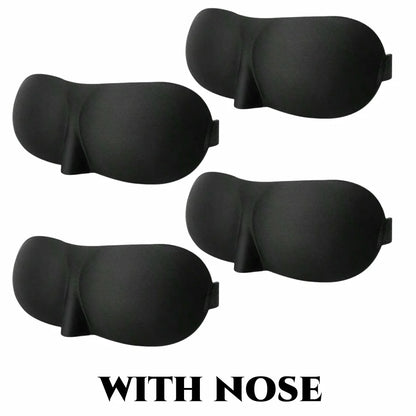 3D Contoured Sleep Mask 100% Light Blocking Eye Mask Ultra-Soft Skin-Friendly Material Breathable Eye Cover For Rest Travel…