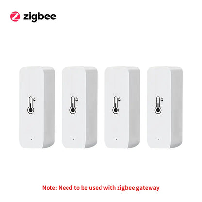 Tuya Wifi/Zigbee Temperature And Humidity Sensor Indoor Thermometer Smart Life Control For Home Work With Alexa Google Assis…