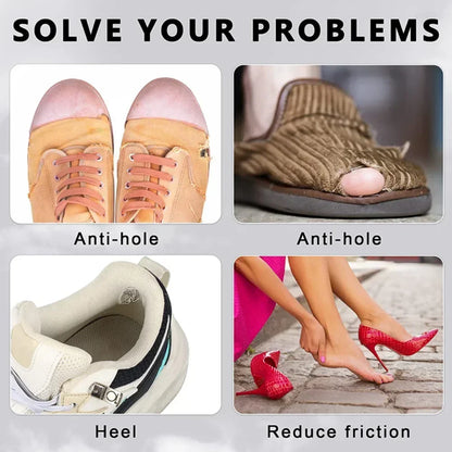 6pcs Sports Shoes Repair Stickers Suede Heel Protector Anti-Wear Repair Holes Self-adhesive Patches Insoles Pad Foot Care In…