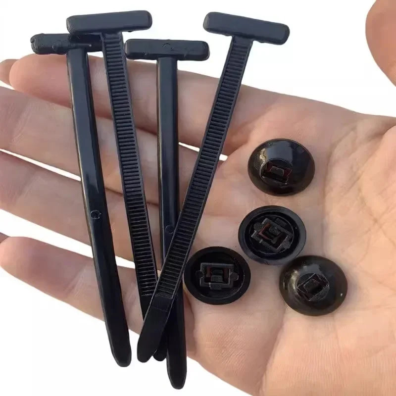 Cable tie buckle fixed through the core nail cable tie buckle mudguard fender inner lining trunk buckle - image 6