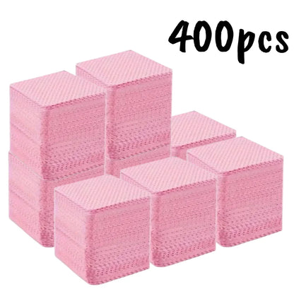 20/600pcs Lint-Free Nail Wipes Gel Cleansing Tissues Aluminum-Free Nail Polish Remover Pads for NaiArt Beauty Cleaning Care…