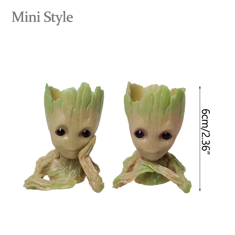 Home Decoration Crafts Miniature Model Office Desktop Display Cartoon Groot Figurines Handicrafts Decor Tree Man Ornament 5C…
