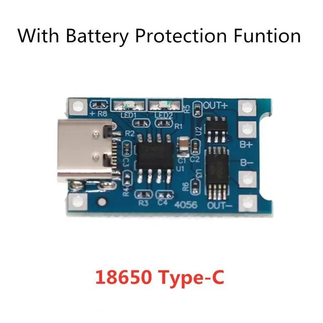2/5PCS 5V 1A Micro/Type-c/Mini 18650 TP4056 Lithium Battery Charger Module Charging Board With Protection Dual Functions Li-…
