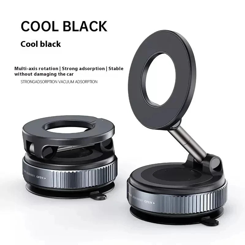 Strong Magnetic Car Phone Holder Foldable Design 360° Adjustable Vacuum Mount for Car/Desk/Bathroom/Universal Use - image 7