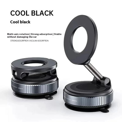 Strong Magnetic Car Phone Holder Foldable Design 360° Adjustable Vacuum Mount for Car/Desk/Bathroom/Universal Use - image 7