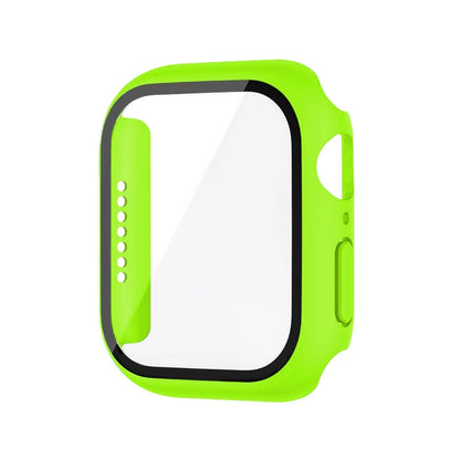 Tempered Glass+Case For Apple Watch 38mm 40mm 41mm 42mm 44mm 45mm 46mm Screen Protector Protective Cover iWatch 10 8 7 9 6 S…