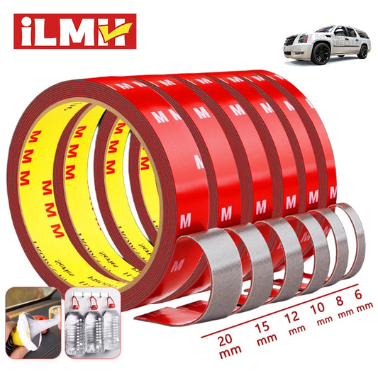 iLMH Extra Strong Double Sided Tape Adhesive Car Special Tear Off Without Leaving Traces High Viscosity Mounting Fixing Stic…