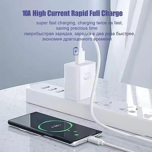 3PCS 6A 100W Type C Super Fast Charging Cable Data Cord For Samsung Huawei Xiaomi Redmi Quick Charing USB C Cables - image 2