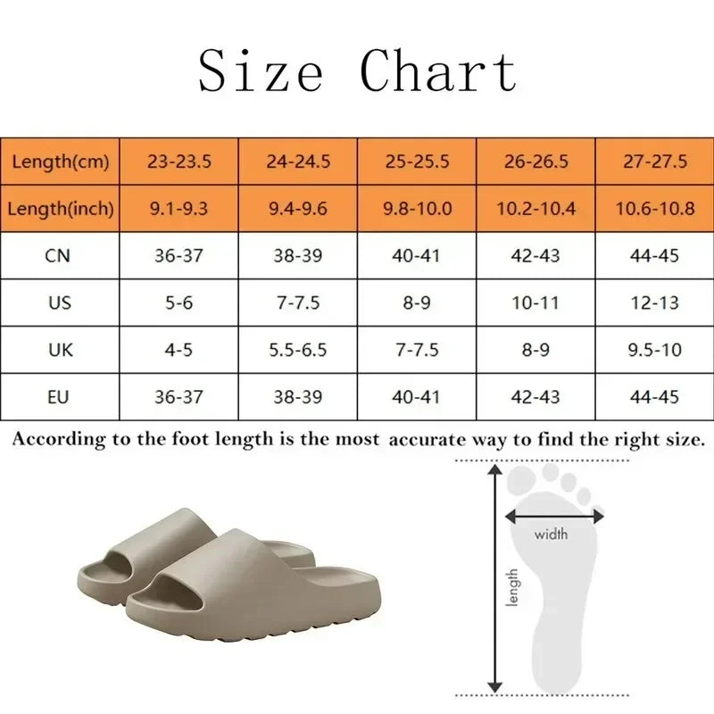 Coconut Slippers Cloud Thick-soled Sandals Summer Fashion Soft Bottom Beach Men Slippers Women's Sandals EVA Slides - image 6