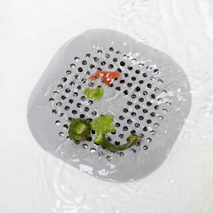 Square Silicone Drain Sticker Bathroom Sewer Hair Filter Drain Cover Household Bathroom Drain Mat - image 3