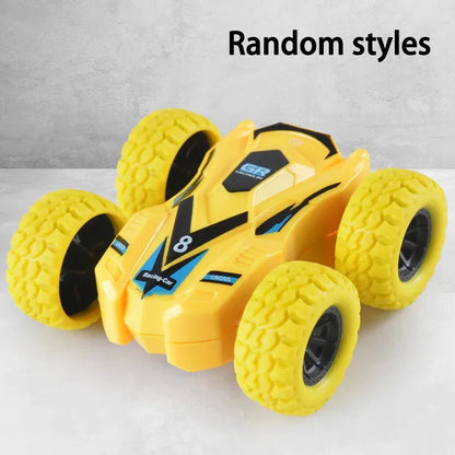Children's Toy Car Fun Double-Sided Car Inertial Safety Anti-Collision Anti-Fall Kids Model Sliding Off-Road Vehicle - image…