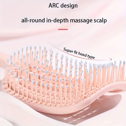 WANMEI Volumizing Detangling Hair Massage comb Hair Massage Comb with Hollowed-Out Design hair styling tools for real hair w…