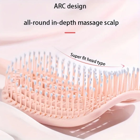WANMEI Volumizing Detangling Hair Massage comb Hair Massage Comb with Hollowed-Out Design hair styling tools for real hair w…