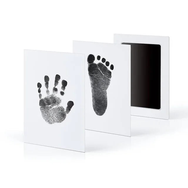 Newborn Baby DIY Hand And Footprint Kit Ink Pads Photo Frame Handprint Toddlers Souvenir Accessories Safe Clean Baby Shower…