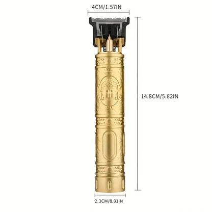 Carving Hair Clipper Professional Hair Cutting Machine Barber Rechargeable Hair Trimmer Metal Haircut Machine Clipper for Me…