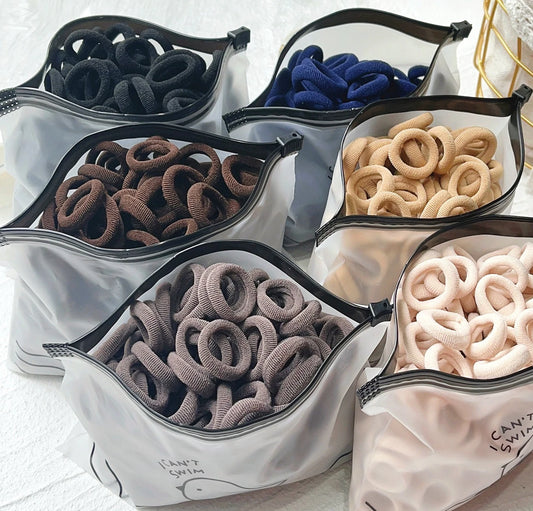 20/50pcs Kids Elastic Hair Bands Girls Sweets Scrunchie Rubber Band for Children Hair Ties Clips Headband Baby Hair Accessor…