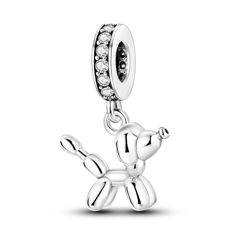2026 Hot Sale Charms Bead 925 Sterling Silver Pink Butterfly Luminous Firefly Dangle Fit Bangle Bracelet Necklace DIY Jewelr…