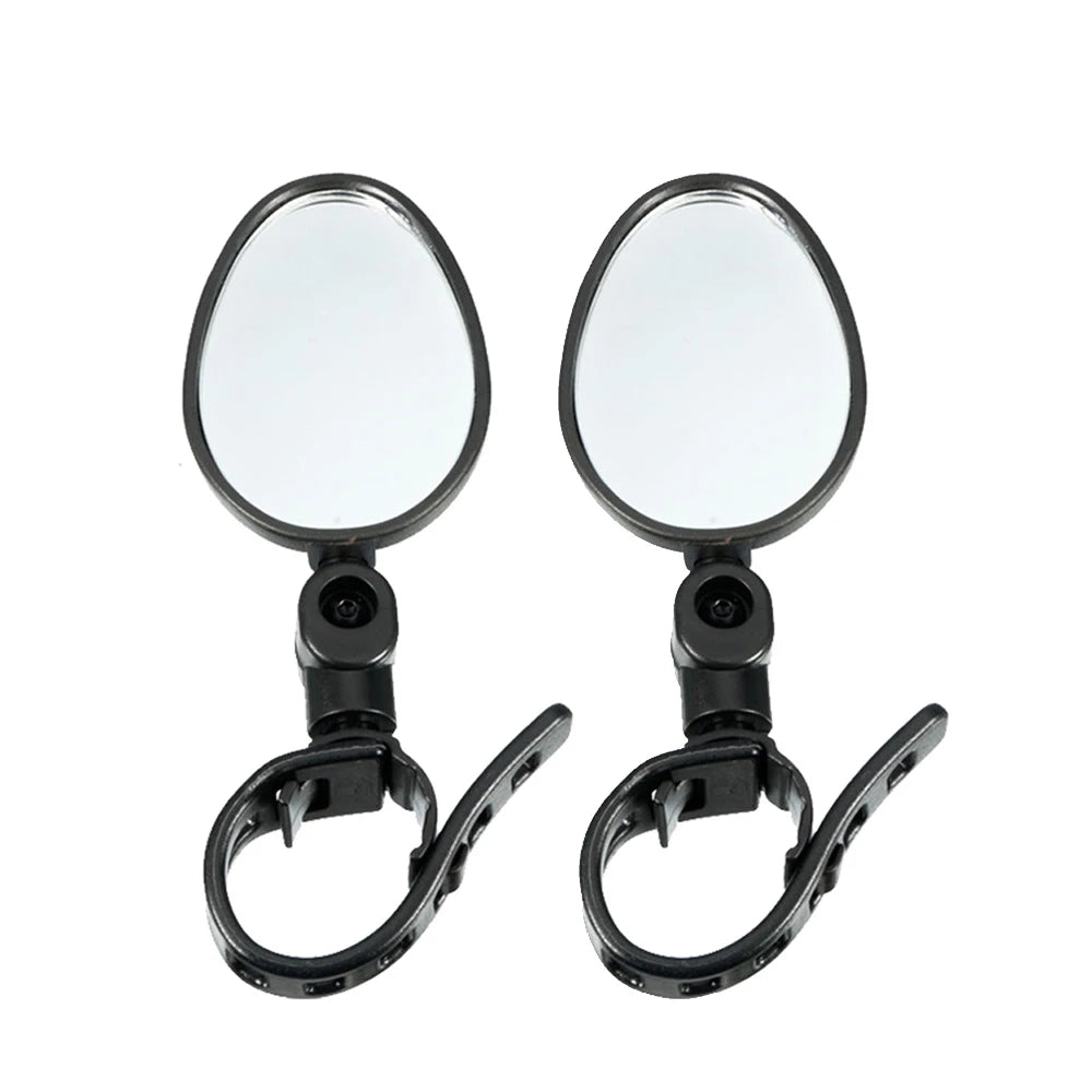 1/2PCS Bicycle Rearview Mirror 360 Degree Adjustable Rotatable Universal Cycling Handlebar Rear View Mirrors for MTB Road Bi…
