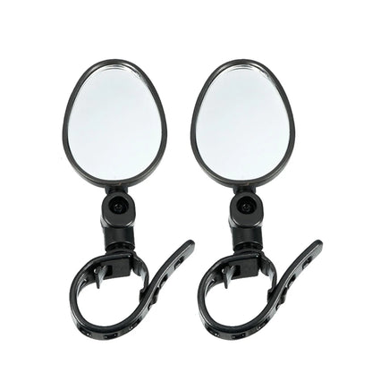 1/2PCS Bicycle Rearview Mirror 360 Degree Adjustable Rotatable Universal Cycling Handlebar Rear View Mirrors for MTB Road Bi…
