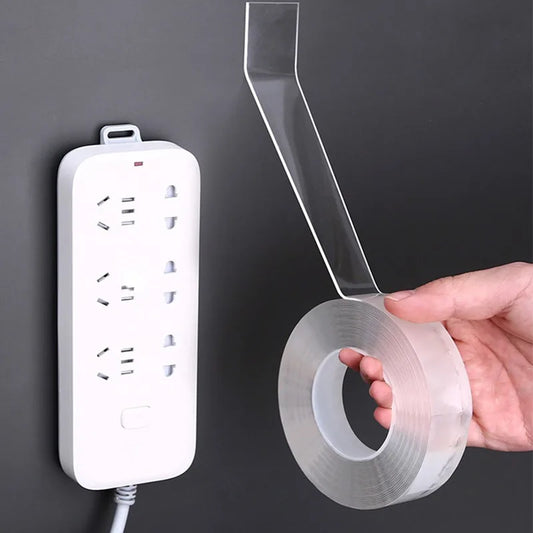 "Versatile Reusable Double-Sided Waterproof Adhesive Tape - Perfect for Kitchen and Bathroom Supplies" - image 2