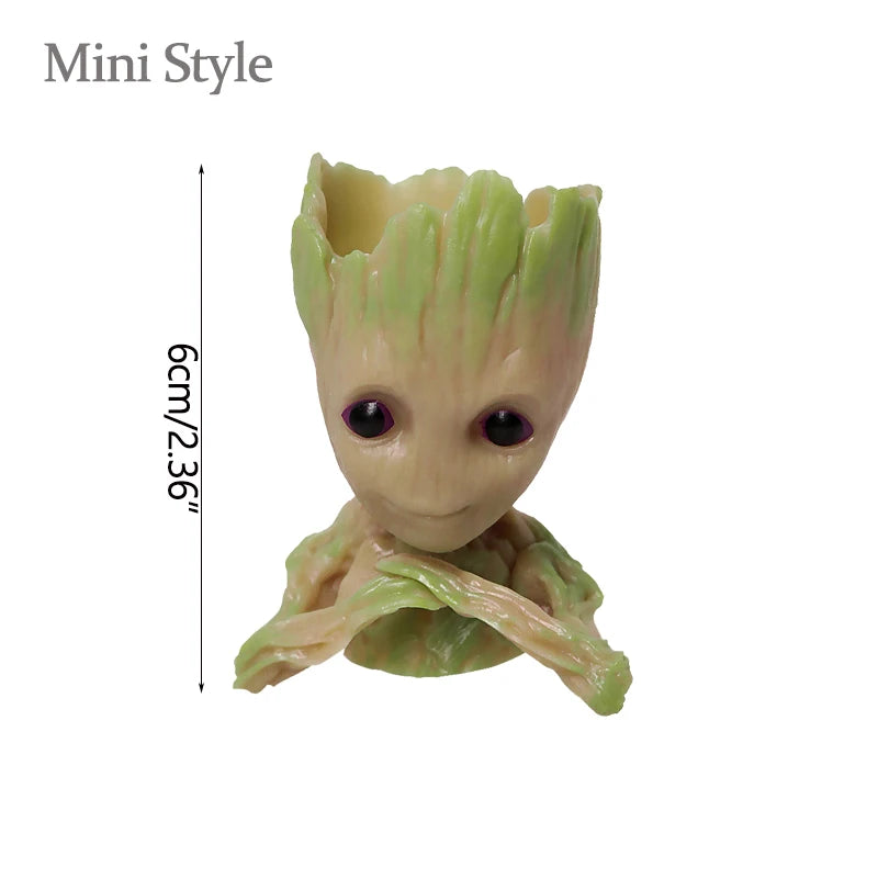 Home Decoration Crafts Miniature Model Office Desktop Display Cartoon Groot Figurines Handicrafts Decor Tree Man Ornament 5C…