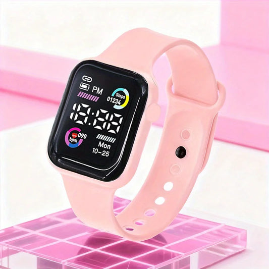 6-Piece Set of Fashion Electronic Watch Necklace Earrings Ring Set for Teenagers Boys and Girls, the Best Choice for Friend…