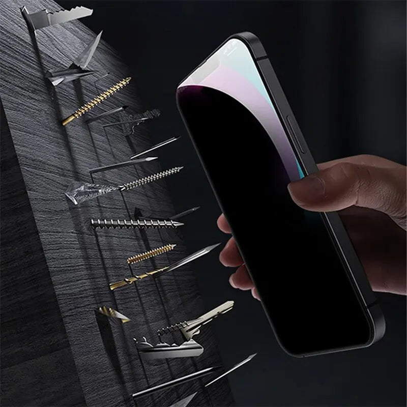 4PCS Privacy Screen Protector For iPhone 14 Pro Max 16 Pro Anti-Spy Glass For iPhone 13 15 12 11 Pro Max 13 Mini Tempered Gl…