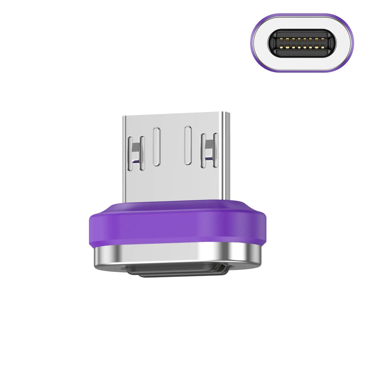 USLION 240W Type C Adapter USB-C to Type-C Fast Charging Cable Magnetic USB C Female Converter for Macbook iPhone 16 15 Xiao…
