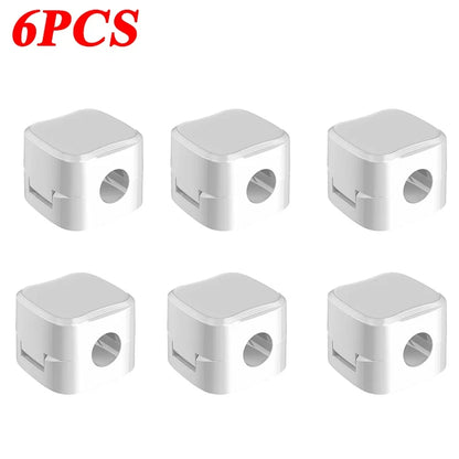 Magnetic Cable Clip Cable Holder Adhesive Wire Keeper Cord Cable Organizer for Home Office Under Desk Management - image 7