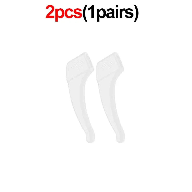 2/40pcs Silicone Ear Hook Anti-slip Glasses Leg Ear Sleeve Bracket Fastener Sunglasses Accessories Grip Anti-fall Eyewear Ho…