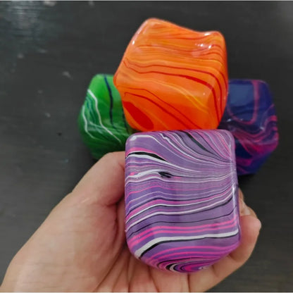 Soft and Glutinous Sensory Stress-relief Toy Cube Filled with Gel Stretchable Ball Soft Ice blind box Slow Rebound - image 5