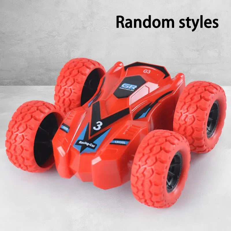Children's Toy Car Fun Double-Sided Car Inertial Safety Anti-Collision Anti-Fall Kids Model Sliding Off-Road Vehicle - image…
