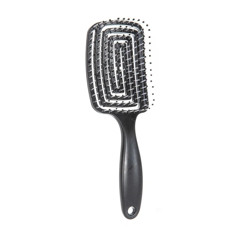 WANMEI Volumizing Detangling Hair Massage comb Hair Massage Comb with Hollowed-Out Design hair styling tools for real hair w…